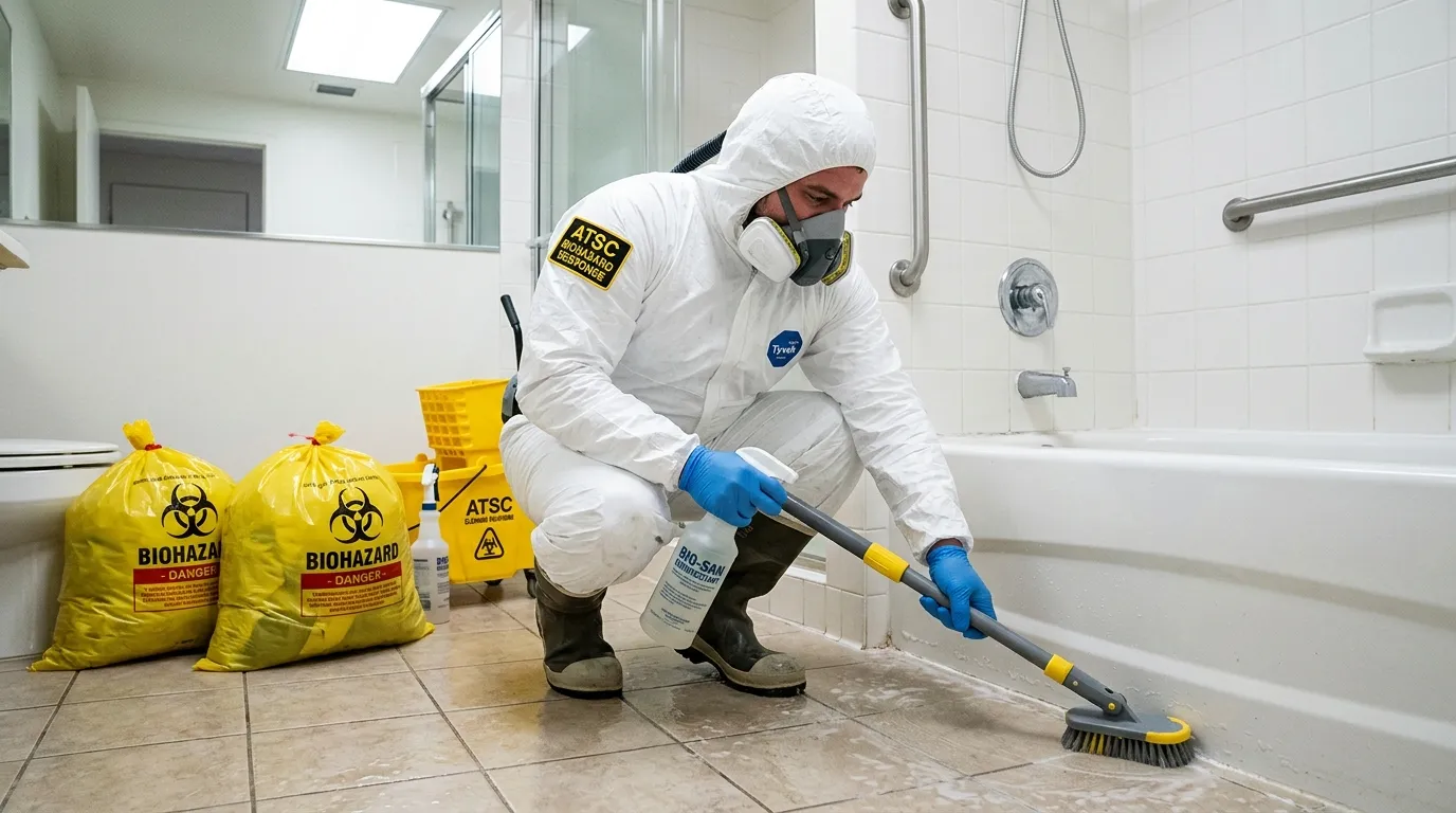 Decontamination equipment deployed for Blood Cleanup in Rolesville